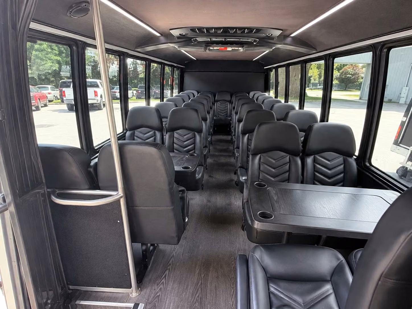 15 passenger minibus inside