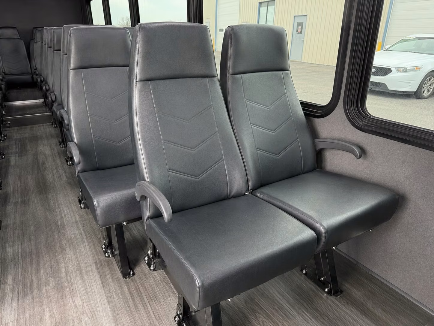 18 passenger minibus interior