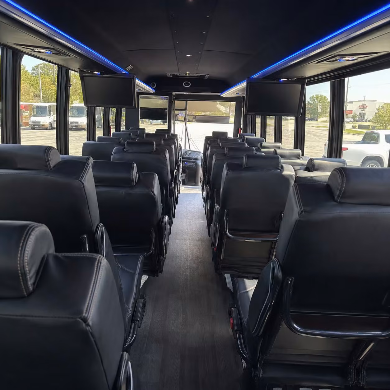 25 passenger minibus inside