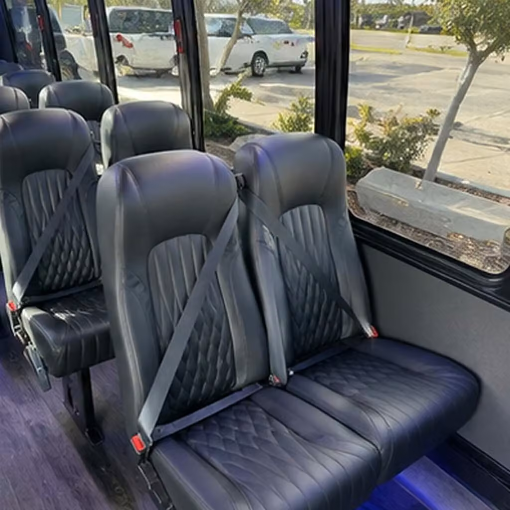 30 passenger minibus interior